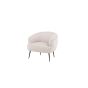 Vona fauteuil - ribstof - beige