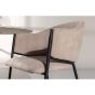 Eveline eetkamerstoel - velvet - beige