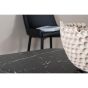 Lino ronde eettafel - ø110 cm - marmer - zwart