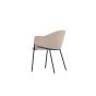 Eveline eetkamerstoel - velvet - beige