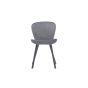 Jilla eetkamerstoel - velvet - grijs