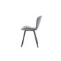 Jilla eetkamerstoel - velvet - grijs