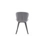 Jilla eetkamerstoel - velvet - grijs