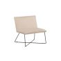 Piva fauteuil - velvet - beige