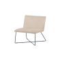 Piva fauteuil - velvet - beige