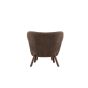 Teko fauteuil met voetenbank - teddy - bruin