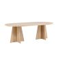 Liro deens ovale eettafel - 230 x 115 cm - naturel