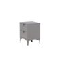 Salvo nachtkastje - 2 laden - grijs
