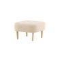 Kai poef - teddy - beige
