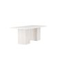 Nelo rechthoekige eettafel - 200 x 90 cm - whitewash