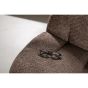 Samuel fauteuil - boucle - bruin