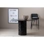 Lino ronde eettafel - ø110 cm - marmer - zwart