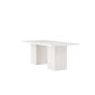 Nelo rechthoekige eettafel - 200 x 90 cm - whitewash