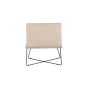 Piva fauteuil - velvet - beige