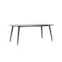 Pura rechthoekige eettafel - 180 x 90 cm - zwart