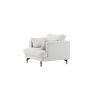 Ruma fauteuil - ribstof - beige