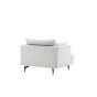 Ruma fauteuil - ribstof - beige