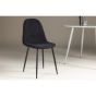 Selo eetkamerstoel - teddy - zwart