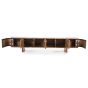 TV-meubel Julian - acaciahout - 240 cm - 6 deurs
