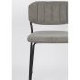 Viken barstoel 65 cm grijs zwart