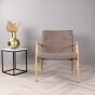 Daniel fauteuil houtlook - bruin