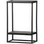 Febe wandrek verticaal metaal zwart