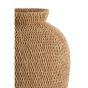 Vedella vaas deco Ø26x28 cm - licht bruin