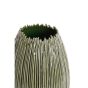Kopra vaas deco Ø28,5x36 cm - keramiek donkergroen