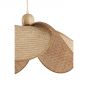 Lavrio hanglamp Ø60,5x30,5 cm - webbing naturel+hout