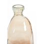 Lido vaas Ø22x51 cm - glas donkerbruin/zand