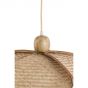 Lavrio hanglamp Ø48x29 cm - webbing naturel/hout
