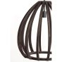 Barsia hanglamp Ø40x42 cm - hout donkerbruin