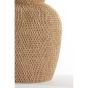 Vedella vaas deco Ø26x28 cm - licht bruin