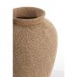 Vedella vaas deco Ø36x46,5 cm - licht bruin