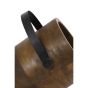 Rehan tafellamp 24x20x23 cm - hout olie bruin/zwart