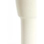 Alsacia vaas deco Ø22x46 cm - keramiek mat crème