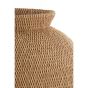 Vedella vaas deco Ø36x46,5 cm - licht bruin