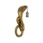 Snake wandlamp 18,5x18x52 cm - antiek brons