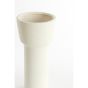 Alsacia vaas deco Ø22x46 cm - keramiek mat crème