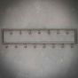 Kapstok industrieel 15 haken - 80 cm