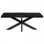 Norris eettafel 240 cm - zwart