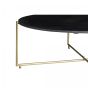 Salontafel Anthony 110 cm - zwart/goud