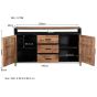 Sturdy dressoir 150x40 cm