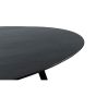 Eettafel Oslo Ovaal Zwart 200 cm - Web Poot