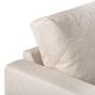 Norris 3-zits hoekbank rechts stof - beige