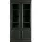 Organize vitrinekast/buffetkast 110 cm grenen matzwart van het woonmerk BePureHome