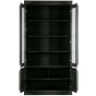 Organize vitrinekast/buffetkast 44 cm grenen matzwart van het woonmerk BePureHome