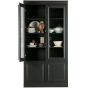 Organize vitrinekast/buffetkast 110 cm grenen matzwart van het woonmerk BePureHome