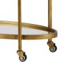 Trolley Push Metaal Antique Brass