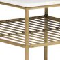 Salontafel Dian 55 cm Wit Goud